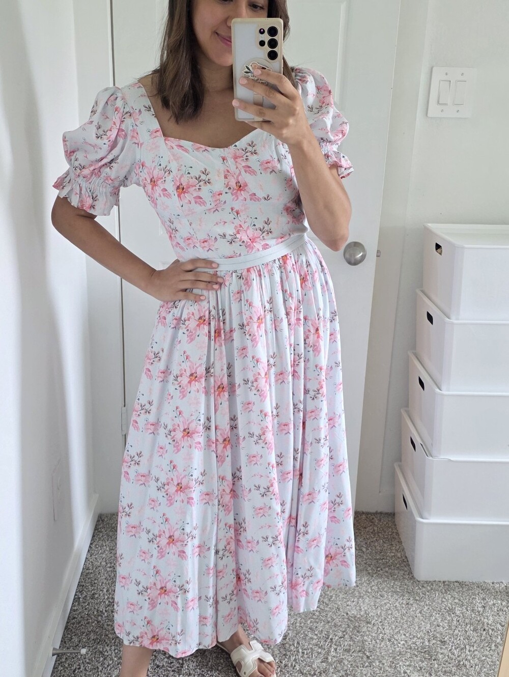 Ivy City Co Ballerina Dress In Floral Size M